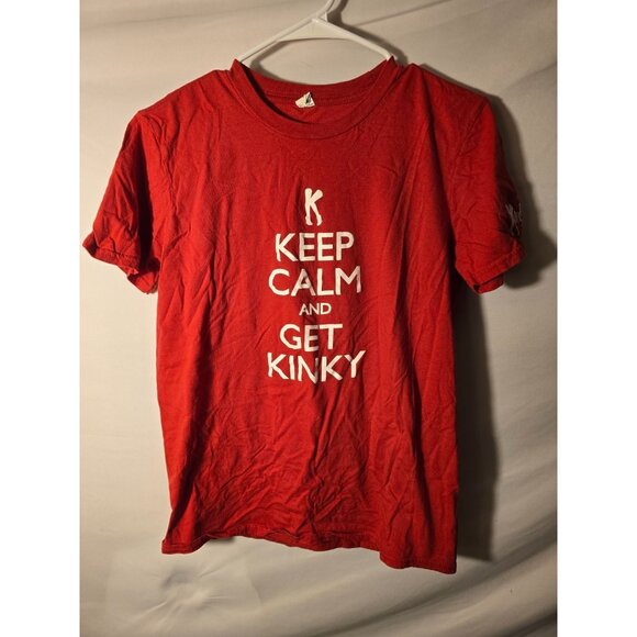 Kinky Boots Musical Tshirt Red Size M SHort Sleeve Cindy Lauper Broadway Medium - Picture 1 of 4